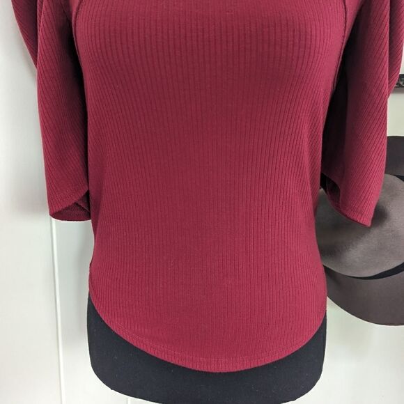 We the Free Free People Puff Sleeve Fairy Whimsigoth Boho Preppy Romantic Top M - Picture 8 of 10